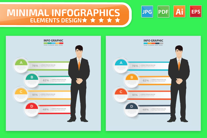 Businessman Infographics design