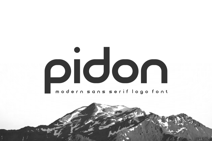 Pidon - Modern Logo Font