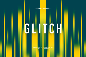 Striped Glitch Background