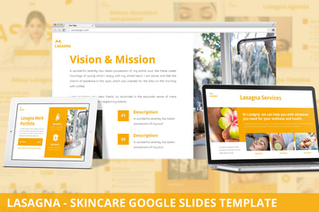 Lasagna - Skincare Google Slides Template