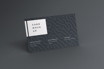 Business Card Mockup PSD Template