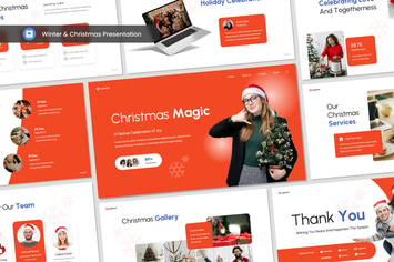 Winter And Christmas Theme Keynote