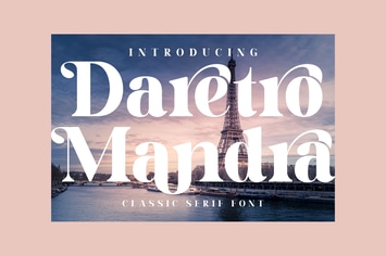 Daretro Mandra Luxury Serif Font