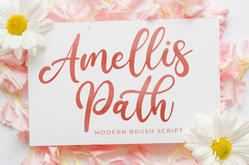 Amellis Path - Brush Script Font