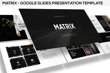 Matrix - Minimal Google Slides Presentation
