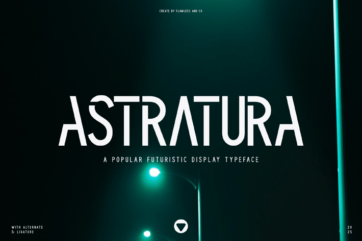 Astratura - Futuristic Font