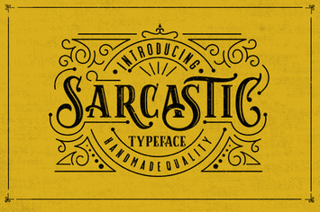 Sarcastic Typeface