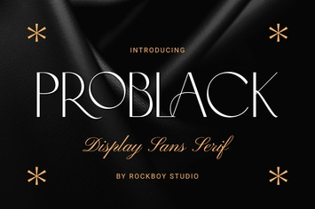 Problack - Elegant Sans Serif