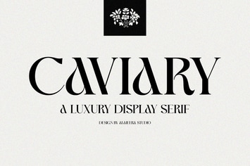 Caviary - Display serif font