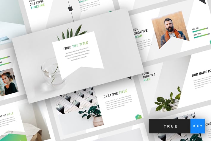 True - Minimal Keynote Template
