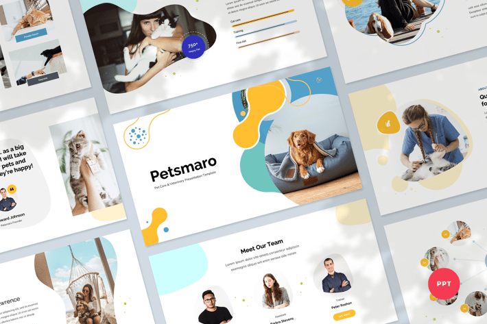 Pet Care & Veterinary PowerPoint Template
