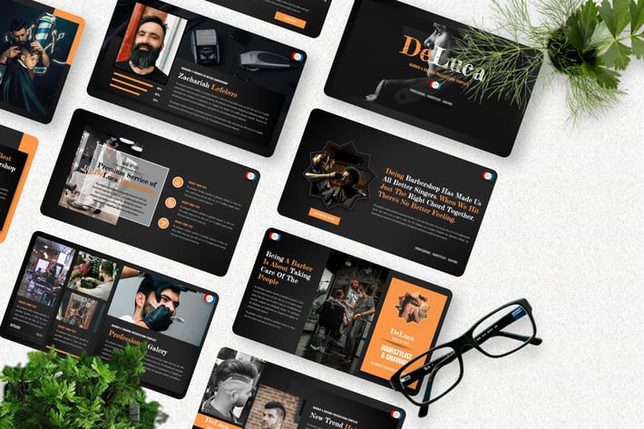 De Luca - Barbershop Keynote Templates