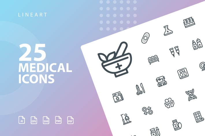 Medical Lineart Icons