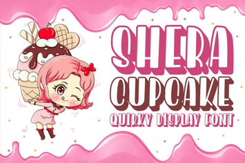 Shera Cupcake - Playful Display Font