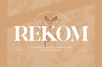 Rekom  Elegant Serif Font Typeface