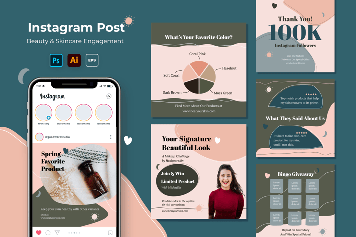 Skin Care Organic Instagram Post | Co