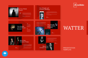 Watter - Creative Keynote Template