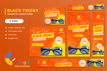 Black Friday Sale Product HTML5 Banner Ads GWD
