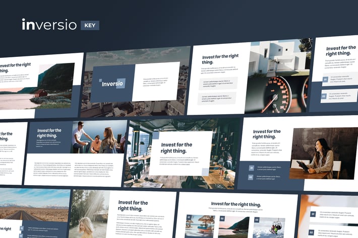 Inversio - Corporate Theme Keynote Template