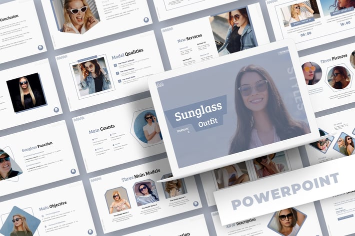 Sunglass Outfit - Powerpoint Template