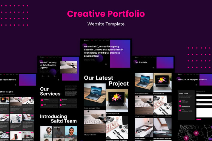 Creative Portfolio Website Template