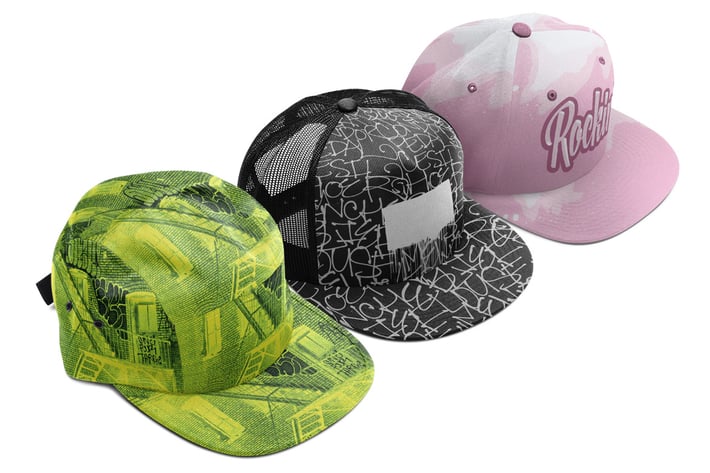 Cap Collection Mockup