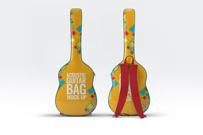 Acoustic Guitar Bag Mock-Up