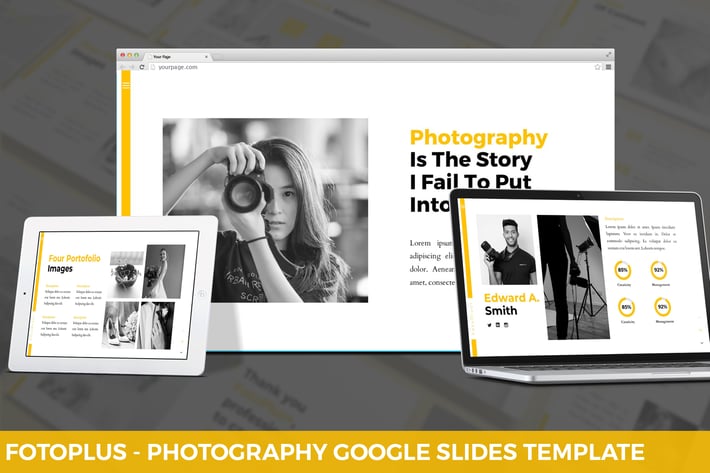Fotoplus - Photography Google Slides Template