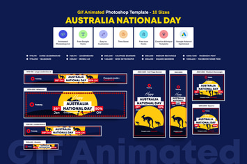 GIF Banners - Australia Day Banners Ad
