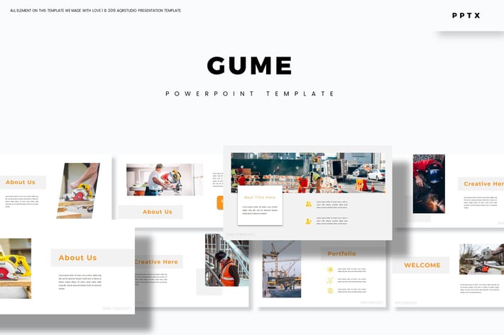 Gume - Powerpoint Template