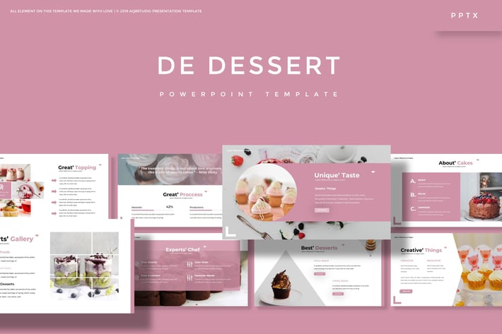 De Dessert - Powerpoint Template