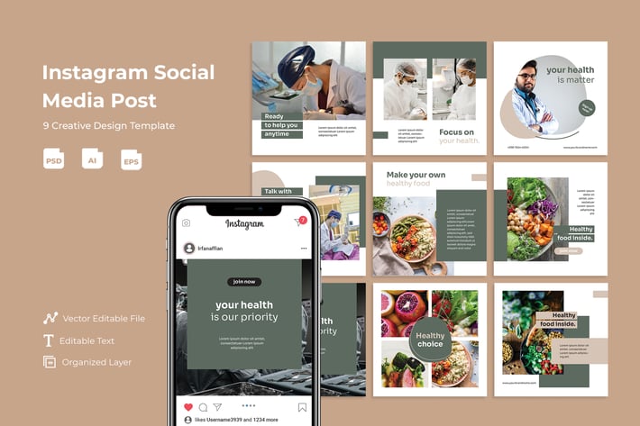 Medicine Instagram Post Vol. 107