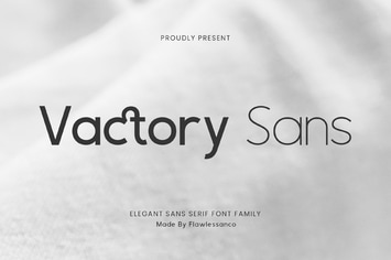 Vactory Sans - Family Sans Serif Font