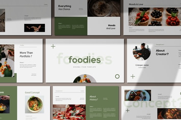 Foodies Minimal Keynote Template