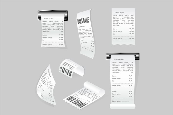 Realistic Paper Print Checks