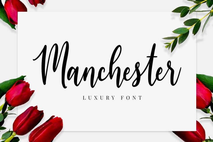 Manchester - Wedding Font