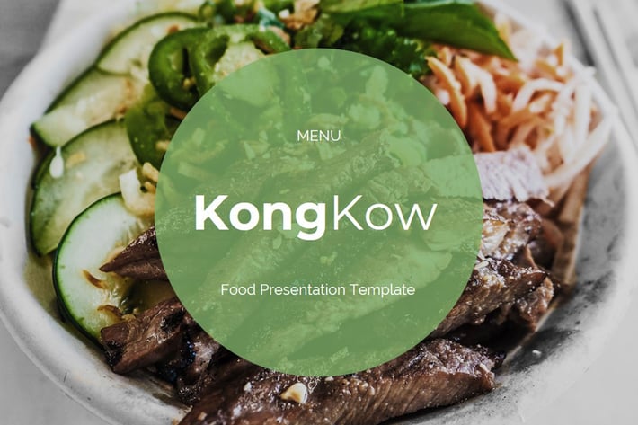Kongkow – Food PowerPoint Template