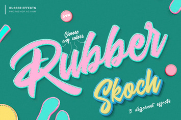 Rubber Photoshop Action