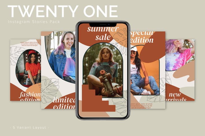 Twenty One - Instagram Story Pack