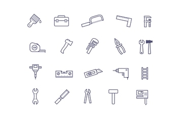 20 Tools and Hardware Icons