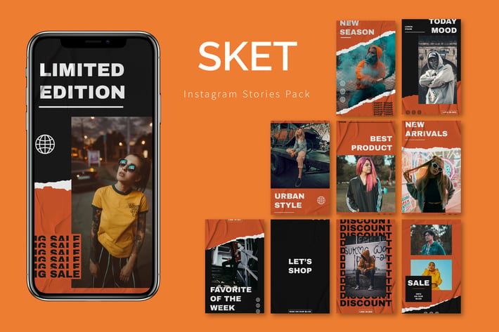 Sket - Instagram Story Pack