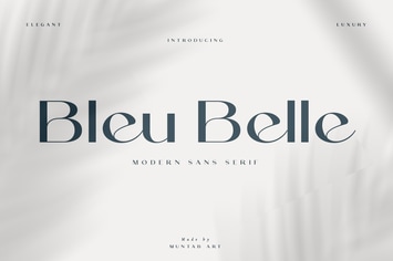 Bleu Belle | Modern Sans Serif