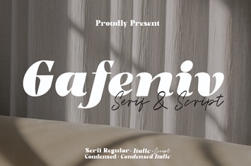 Gafeniv Classy Font Duo