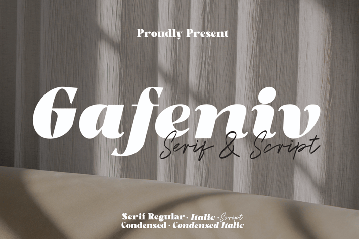 Gafeniv Classy Font Duo