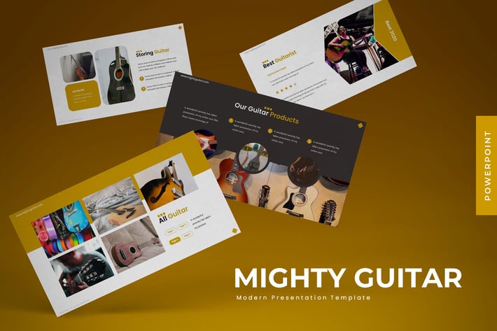 Mighty Guitar - Powerpoint Template