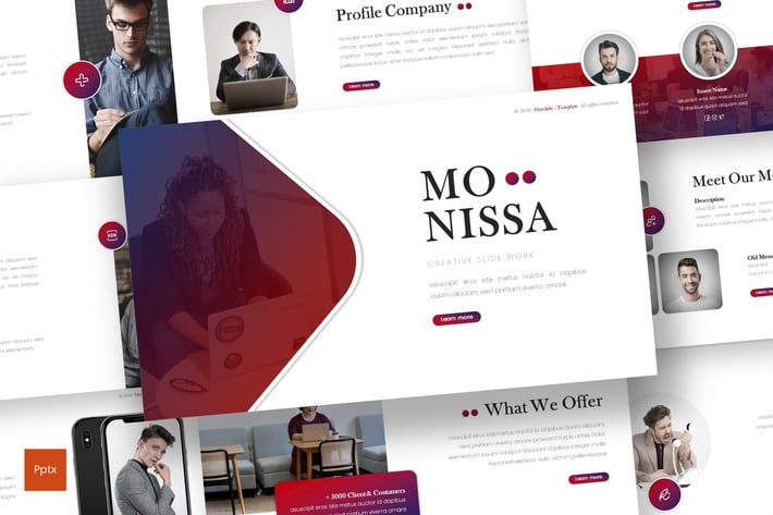 Monissa - Business Powerpoint Template