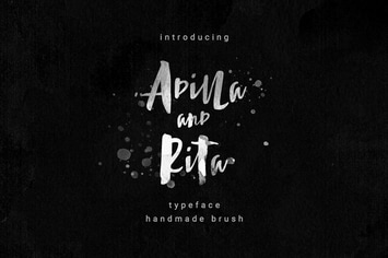 Adilla and Rita Typeface