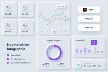 Neumorphism Infographic