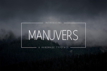 Manuvers - Handmade Sans Font