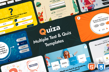 Quiza - Multiple Test & Quiz Templates